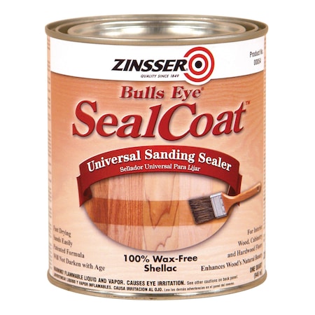 Zinsser Zinsser Bulls Eye Sealcoat U Sanding Sealer Flat Quart 854